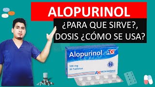 Alopurinol 300 mg para sirve dosis y como se usa [upl. by Kralc]