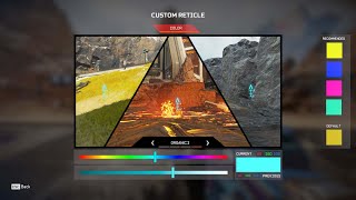 BEST CUSTOM RETICLE COLORS TO IMPROVE AIM IN APEX LEGENDS [upl. by Delbert]