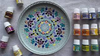 Pebeo Porcelaine  Paint a Tray [upl. by Joycelin]