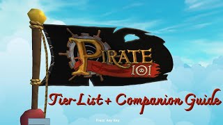 Pirate 101 Companion Tier List  Mini Guide [upl. by Rye784]