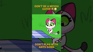 Keep Clean 😋 Don’t Play with Ants Song 🐜 Nursery Rhymes for Kids 😻 PURR PURR [upl. by Ally]