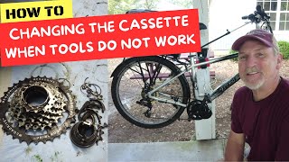 How To Change Your Cassette  When Tools Do Not Work [upl. by Rehpotsirahc]