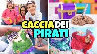 CACCIA AL TESORO DEI PIRATI in Casa con Kinetic Sand [upl. by Hayashi]