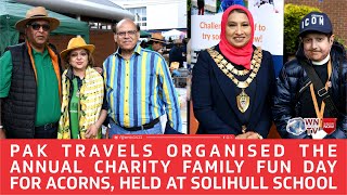 Pak Travels organised the Annual Charity Family Fun Day for Acorns held at Solihull School Bham [upl. by Yk259]