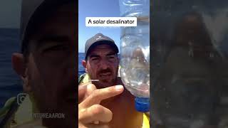 Ocean Rowing Solar Desalinator Survival Til [upl. by Merrile]