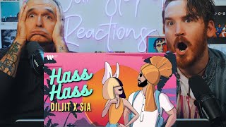 Hass Hass Official Video Diljit X Sia REACTION [upl. by Audwin]