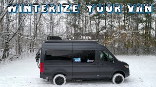 How To Winterize The Lithium Batteries amp Truma Combi In Your Camper Van [upl. by Norrv]