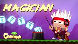 Magician  Growtopia Animation VOTW [upl. by Aicilaanna]