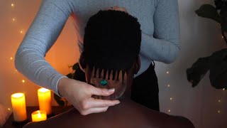 ASMR on My Boyfriend  Tingly Scalp and Shoulder Massage amp Scratching PART 2 [upl. by Soracco809]