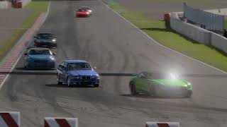 Epic Showdown BMW M3 E36 vs Porsche AMG Audi amp More at BarcelonaCatalunya [upl. by Ninon]