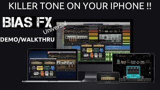 Bias FX Universal Mobile Tutorial  Positive Grid  Steve Stine [upl. by Quirita]