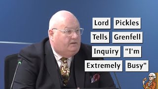 Tory Lord Tells Grenfell Inquiry Questioner That He quotIs Extremely Busyquot [upl. by Enaed]