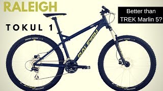 Raleigh Tokul 1 Mountain bike  Is it a better value than the Trek Marlin 5 [upl. by Eiduam399]