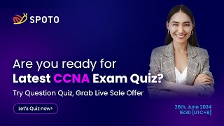 2024 Updated Study Latest CCNA Exam Questions with Tutor Grab Live Sale Offer [upl. by Elnora212]