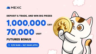 MEXC Exchange New Event 100 CATI 100 All User 😱 No KYC 10 future bonus All User 🤑 [upl. by Tyra]