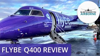 FLIGHT REVIEW  Flybe  Q400  Edinburgh to Birmingham [upl. by Attennyl576]