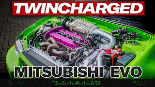 600HP Supercharged amp Turbocharged Mitsubishi EVO 5 How does it work  Capturing Car Culture [upl. by Notsrik]