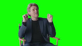 Willem Dafoe  quotHes Gayquot meme  Green Screen [upl. by Gnilhsa1]