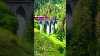 4K Cabview Bernina Express  Rail Away  Tirano Italië  Pontresina Zwitserland [upl. by Farlee]