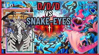 DDD Deck First Time Playing SnakeEyes in YuGiOh Master Duel [upl. by Nivram714]