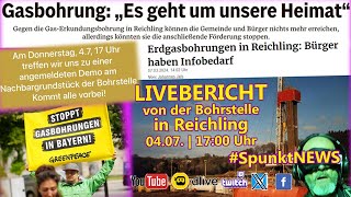 SpunktLIVE  BÜRGERPROTEST gegen Gasbohrungen Reichling Landkreis Landsberg am Lech [upl. by Aicul]