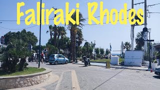 Faliraki Rhodes How busy is Faliraki in late September 🇬🇷 [upl. by Zaller]