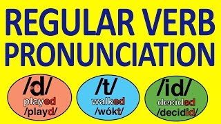 REGULAR VERBS PRONUNCIATION 23 06 2013 [upl. by Gilder]