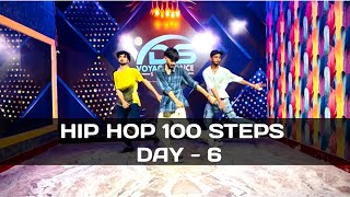 Hip Hop 100 Step Day 6  Basic Hip Hop Dance For Beginners  Voyage Dance Studio [upl. by Morel981]