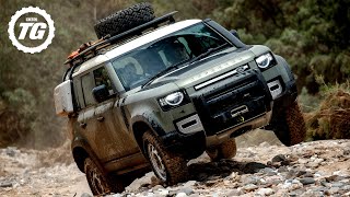 FIRST DRIVE New Land Rover Defender Review 4K  Top Gear [upl. by Faline]