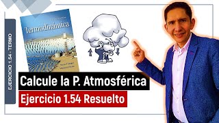 👉 Calcule la presión atmosférica en un lugar  Ejercicio Resuelto [upl. by Longwood]