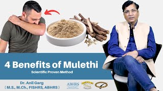 4 Benefits of Mulethi  मुलेठी के फायदे  Heart Skin Hair And Cough Benefits  Dr Anil Garg [upl. by Ogdon]