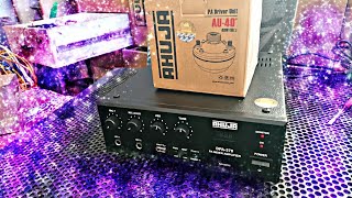 AHUJA DPA 370 AND AU 40 DRIVER UNIT UNBOXING amp FULL REVIEW [upl. by Fermin]