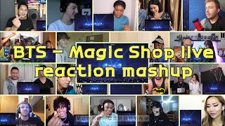 BTS Magic Shop live｜reaction mashup [upl. by Ellinehc]