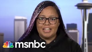 Bernie Sanders Black Lives Matter Protester Interview  msnbc [upl. by Notned616]