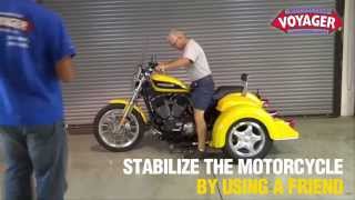 On amp Off in Minutes  Voyager Motorcycle Trike Kit [upl. by Itnaihc]