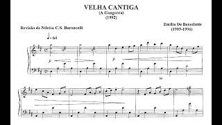 Emilia De Benedictis  Velha cantiga A gangorra Sylvia Maltese piano [upl. by Bohrer137]