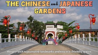 The Japanese and Chinese gardens reopened which have been closed for redevelopment since May 2019 [upl. by Bertine]