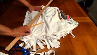 Zombie tshirt shredding video tutorial [upl. by Ybbed]