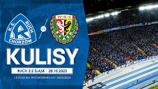 KULISY Ruch Chorzów 22 Śląsk Wrocław 28102023 [upl. by Ketti]