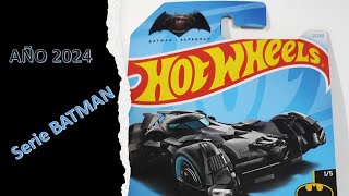 BATMOBILE negro DPH34 Hot Wheels año 2024 2250 serie BATMAN 15 moito67ray [upl. by Touber]