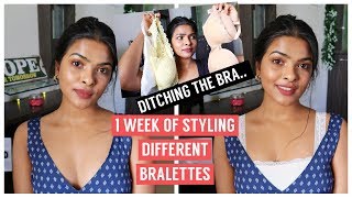 1 Week Of Styling Lacy Bralette amp Try On Haul  Stylish Bralettes Under INR 500  2019 [upl. by Giguere]