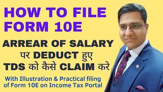 Form 10E Filing For AY 202425 Relief us 89 Arrears of Salary [upl. by Oniram]