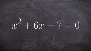 Learn how to solve a quadratic using completing the square [upl. by Huxley585]