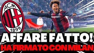 🚨È UFFICIALE HA ACCETTATO DI GIOCARE PER IL MILANPOSSIAMO FESTEGGIARE NOTIZIE DEL MILAN [upl. by Laura733]