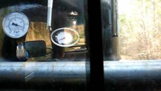 gasifier  13 YO driving dakota 100 woodgas [upl. by Ennayt515]