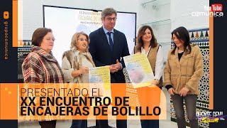 PUENTE GENIL NOTICIAS  Presentado el XX Encuentro de Encajeras de Bolillo [upl. by Nnylannej]