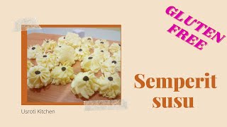 Gluten Free Semperit Cookies Biskut Semperit Susu Tanpa Gluten Tanpa Telur [upl. by Leumhs]