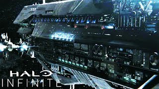 The Fate of the UNSC Infinity HALO INFINITE AUDIO LOGS 4K Ultra HD [upl. by Mell807]