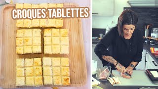 CROQUES TABLETTES RACLETTE avec le moule tablettes GuyDemarle [upl. by Ansilma]