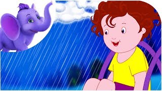 Rain Rain Go away  Nursery Rhyme with Lyrics [upl. by Elimac]